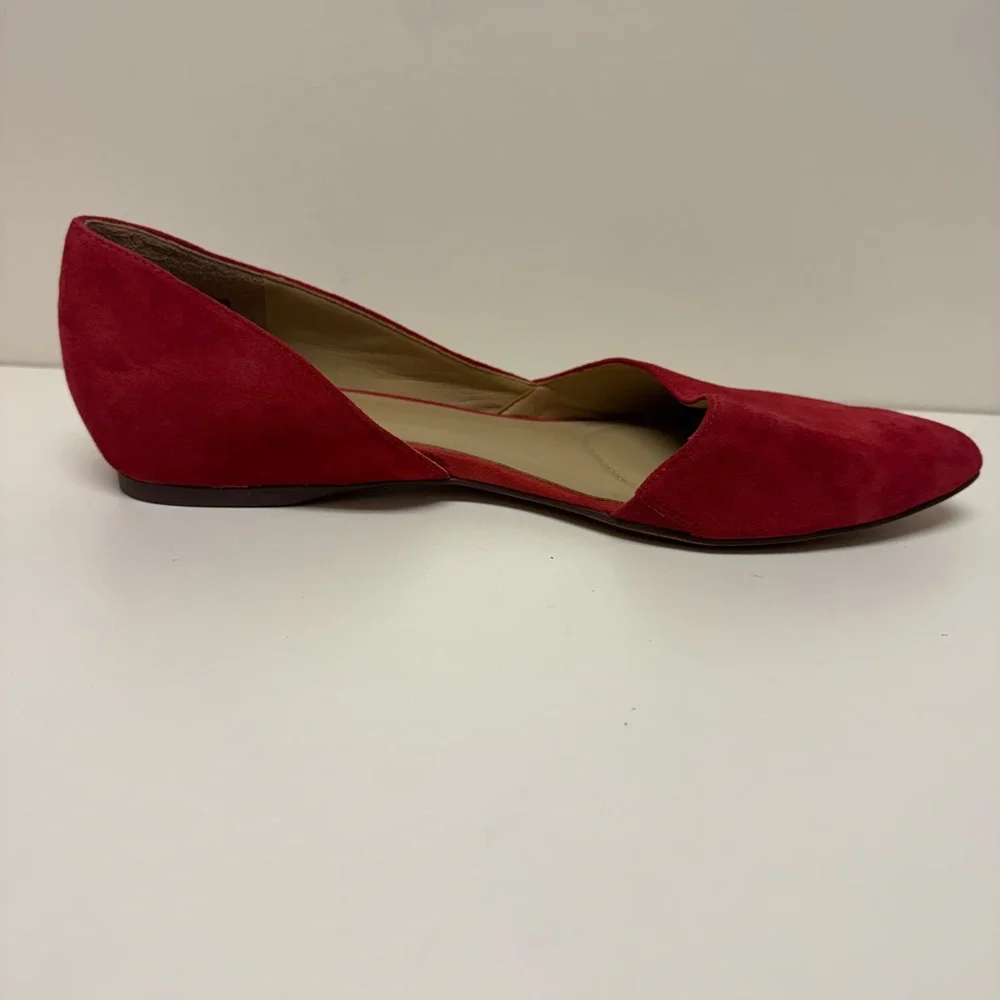 Naturalizer Red Suede Flats | size 9.5 - Picture 8 of 11